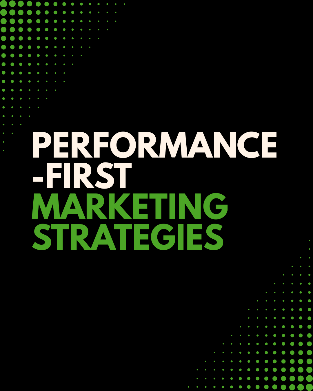 Performance Marketing Strategy